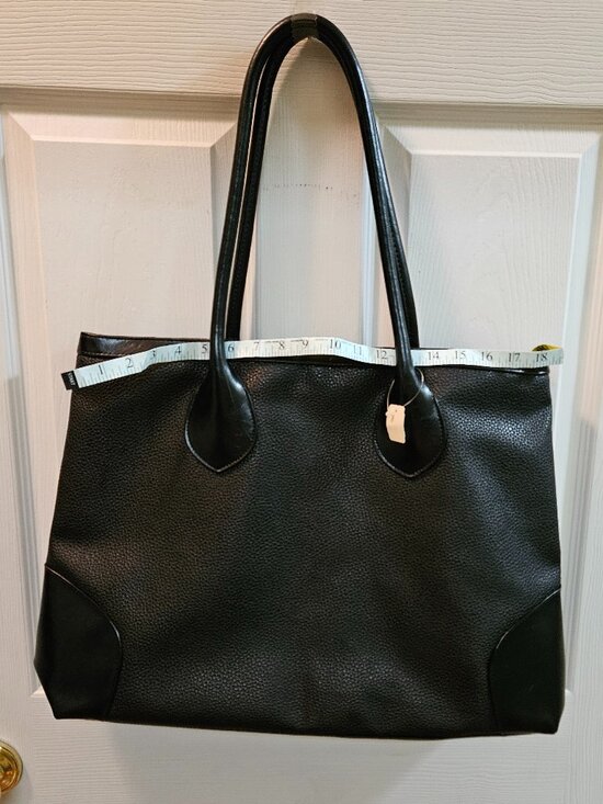NWT:  Women's Extra Large Black Bag - Picture 2 of 8